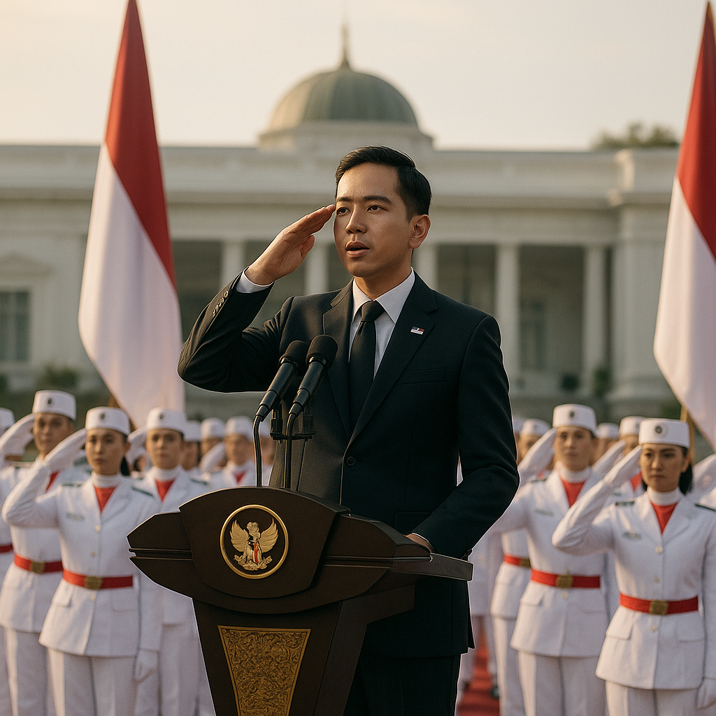 Wapres Gibran Kukuhkan 76 Anggota Paskibraka 2026 di Istana Negara