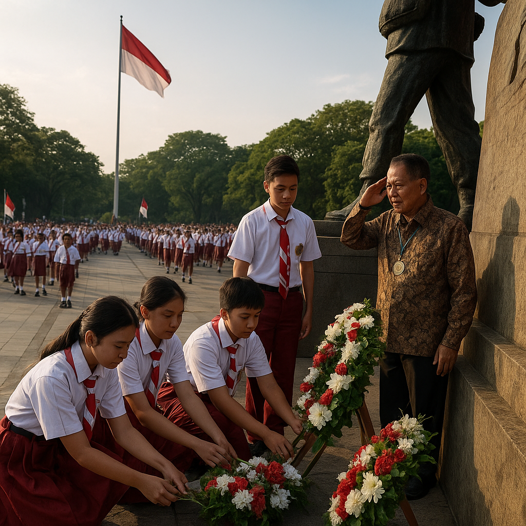 Napak Tilas Perjuangan Pahlawan, Ratusan Siswa Ikuti Pendidikan Bela Negara