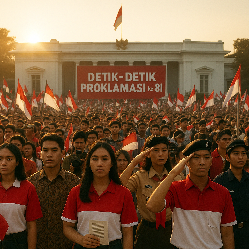 Peringatan Detik-Detik Proklamasi, Semangat Patriotisme Pemuda Indonesia Berkobar
