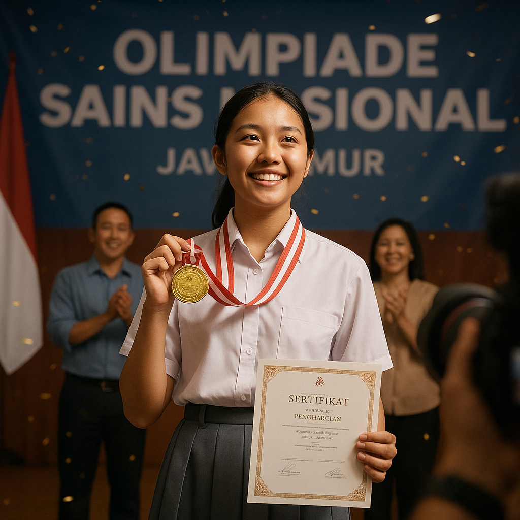 Prestasi Membanggakan: Pelajar Indonesia Raih Medali Emas Olimpiade Sains Nasional