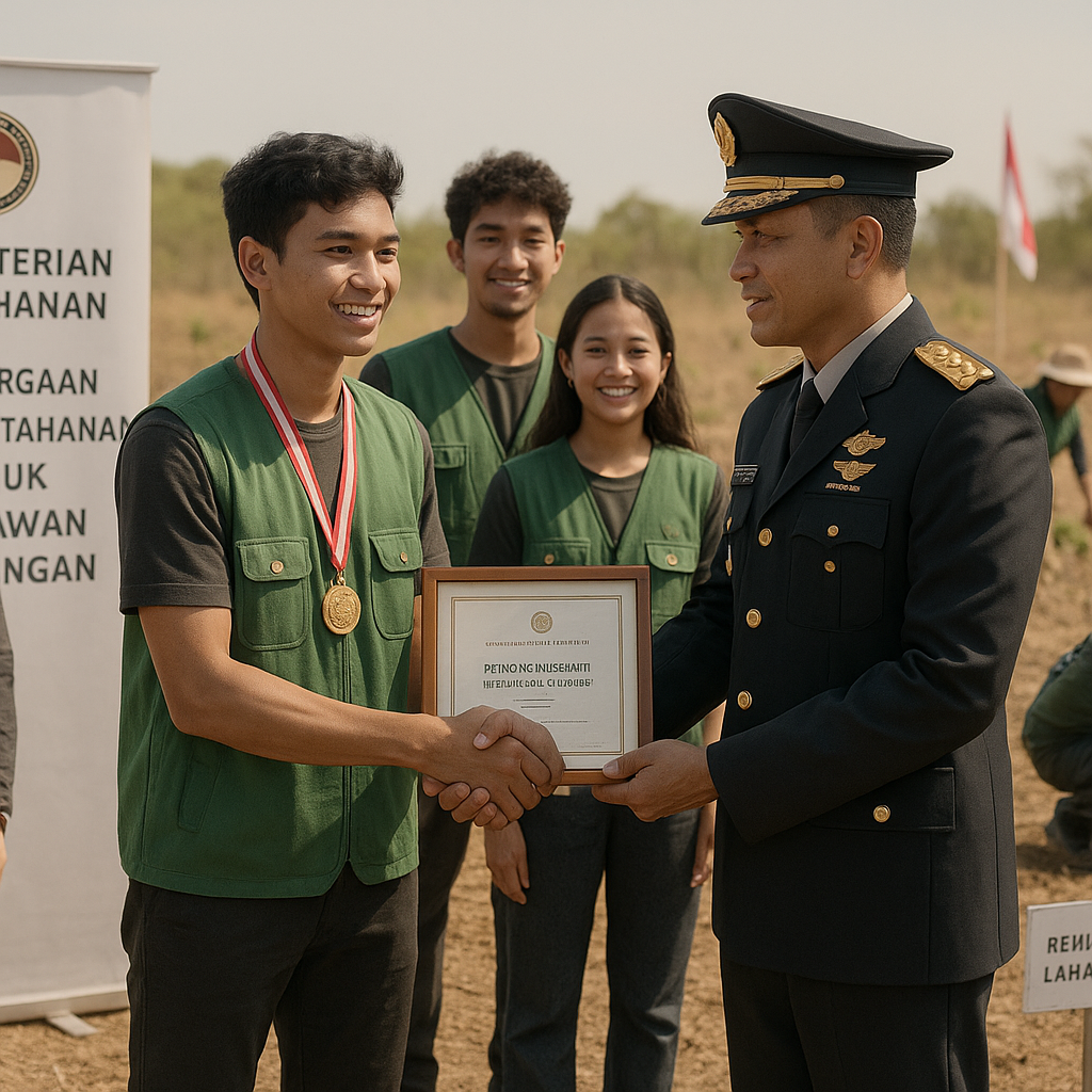 Penghargaan Dharma Pertahanan untuk Pahlawan Lingkungan dari Kalangan Pemuda