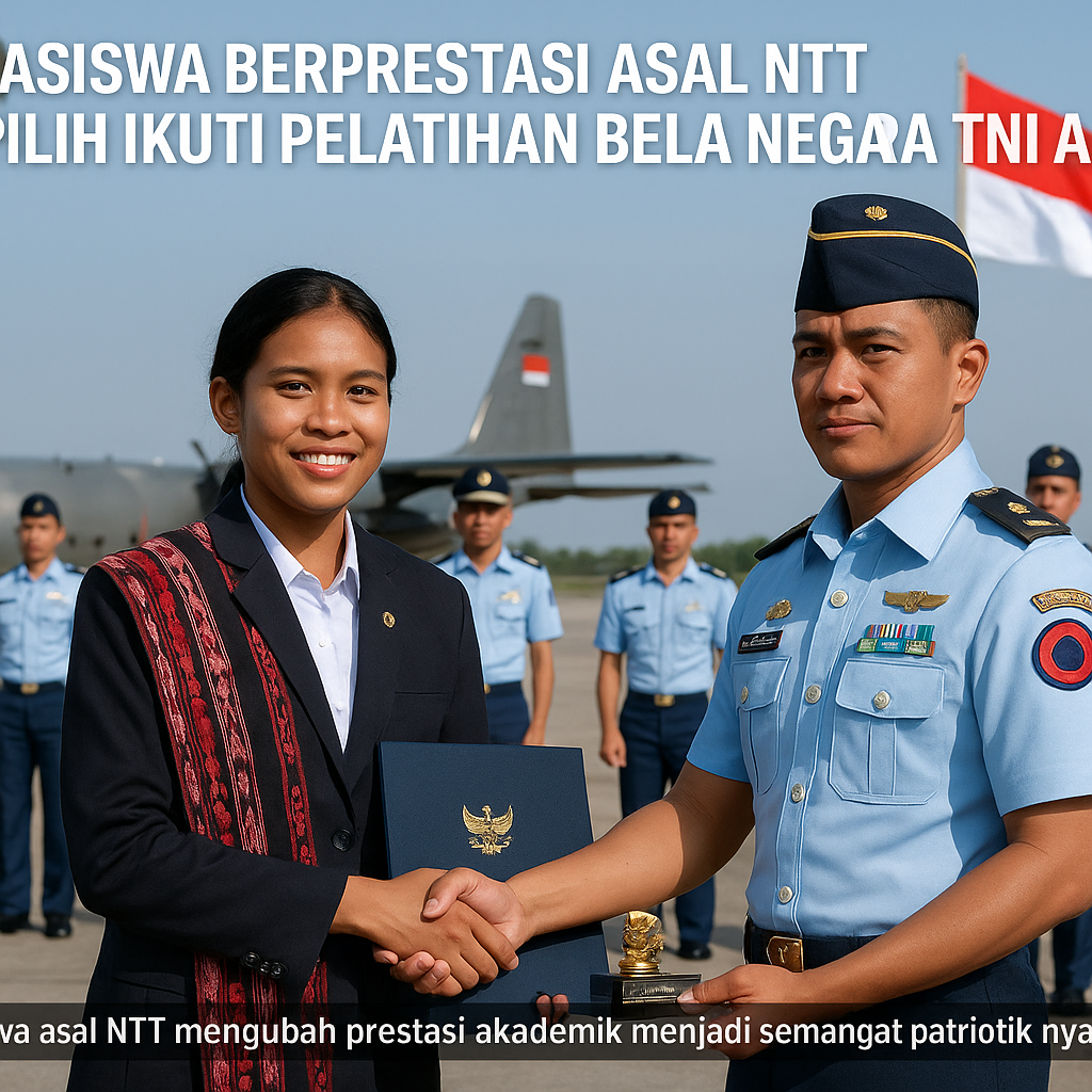 Mahasiswa Berprestasi Asal NTT Terpilih Ikuti Pelatihan Bela Negara TNI AU