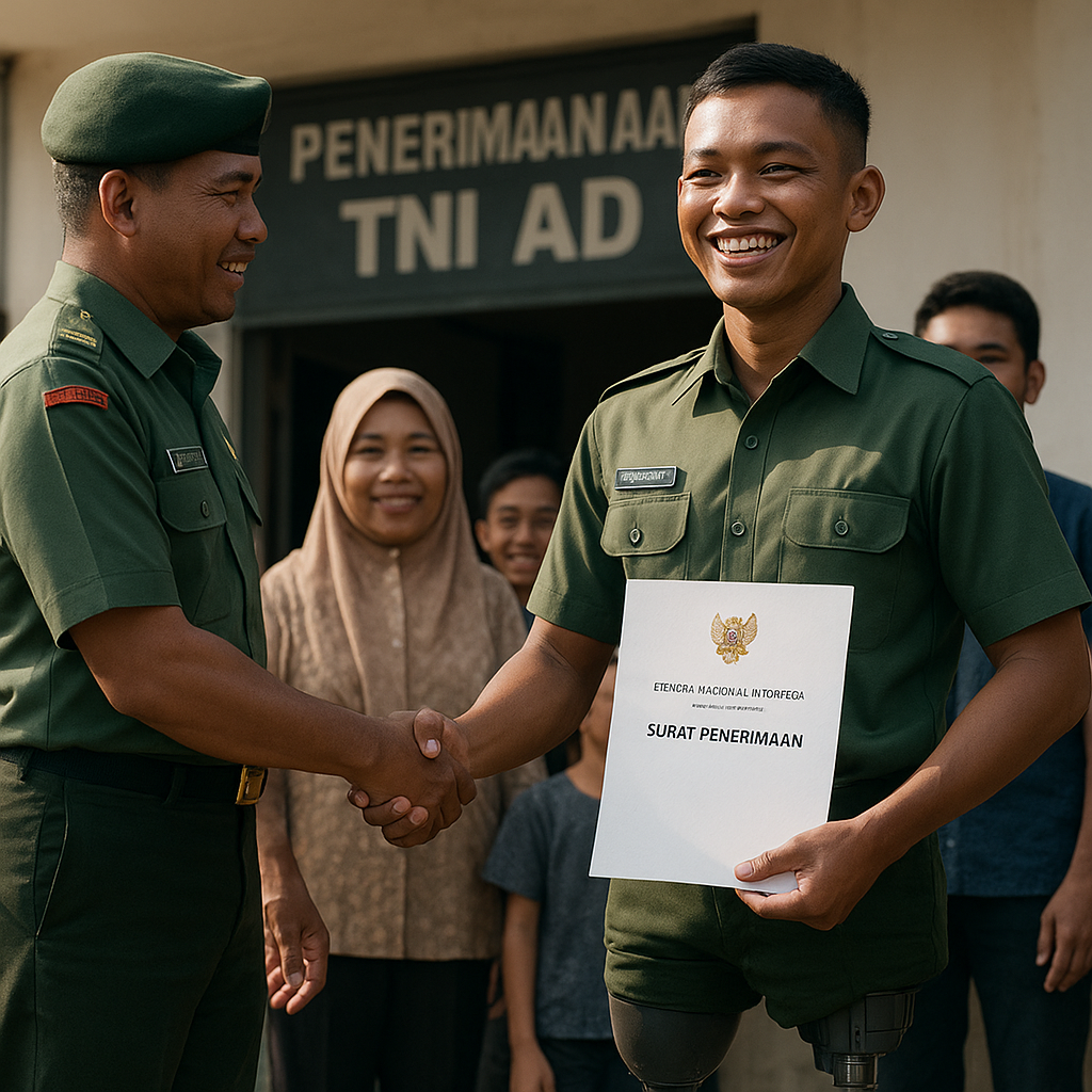 Kisah Penyandang Disabilitas yang Lolos Seleksi Bintara TNI AD: Bukti Semangat Tak Kenal Batas