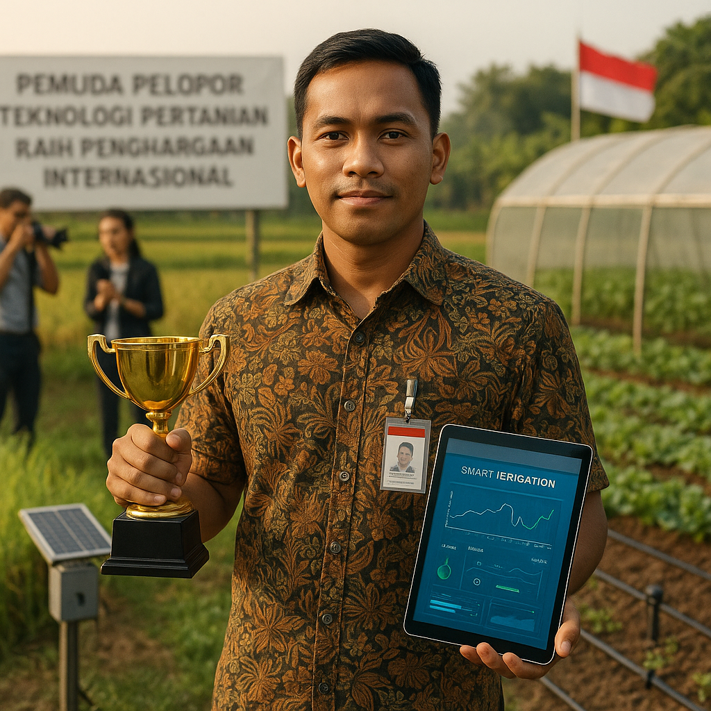 Pemuda Pelopor Teknologi Pertanian Raih Penghargaan Internasional