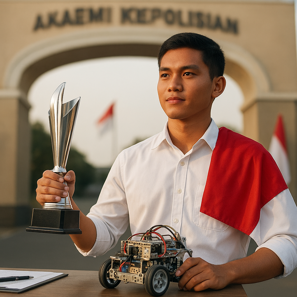 Juara Kompetisi Robotik Nasional Berhasrat Masuk Akpol, Bukti Prestasi dan Patriotisme Bisa Berjalan Beriringan