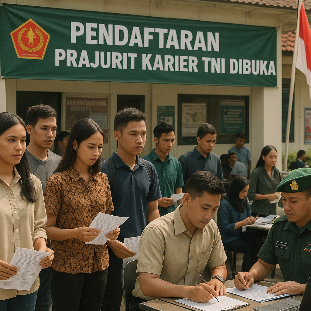 TNI Buka Pendaftaran Prajurit Karier, Kesempatan Emas bagi Pemuda Indonesia