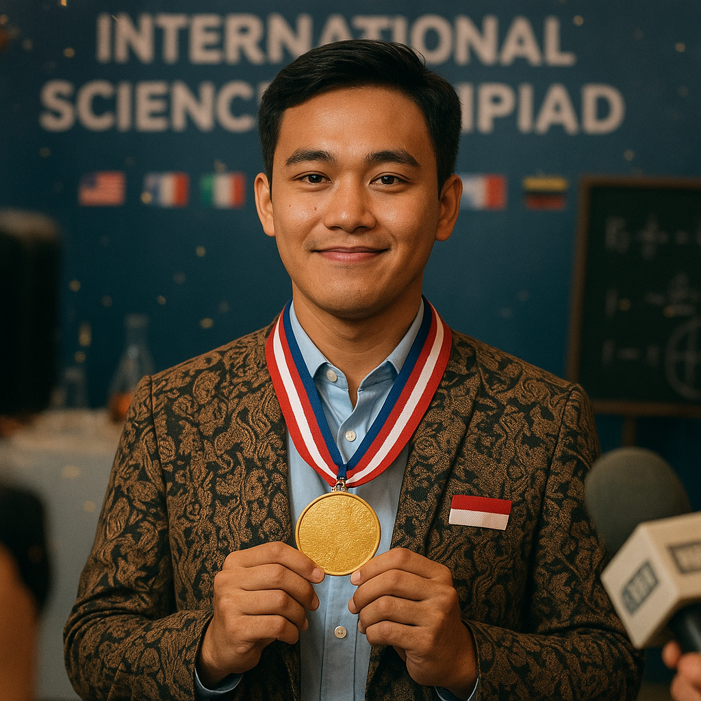 Pemuda Indonesia Raih Medali Emas di Olimpiade Sains Internasional
