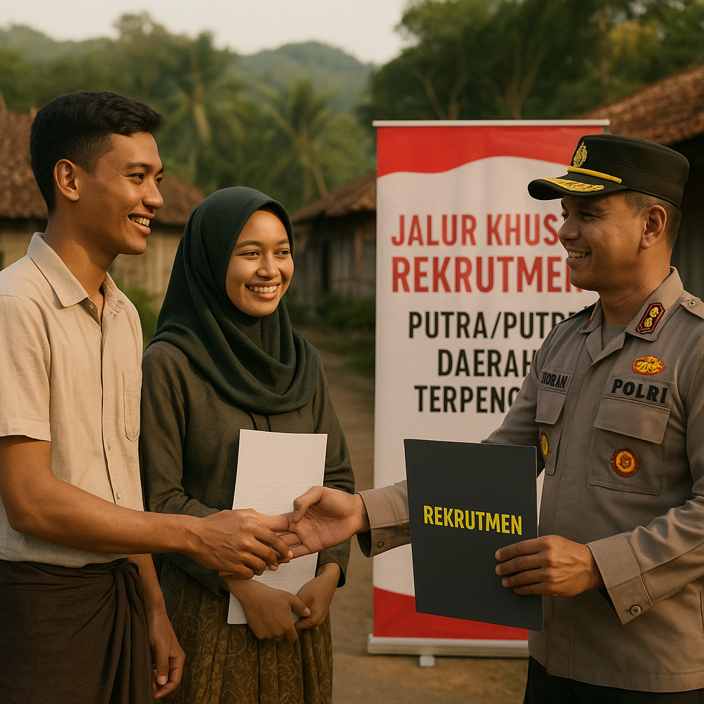Polri Buka Jalur Khusus Rekrutmen untuk Putra-Putri Daerah Terpencil