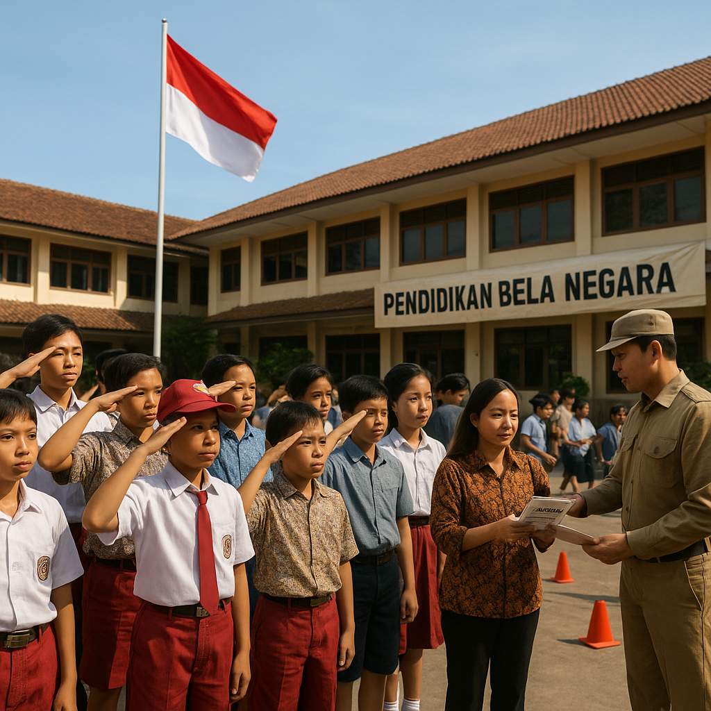 Pendidikan Bela Negara Digelar di 100 Sekolah, Tanamkan Jiwa Patriotisme Sejak Dini