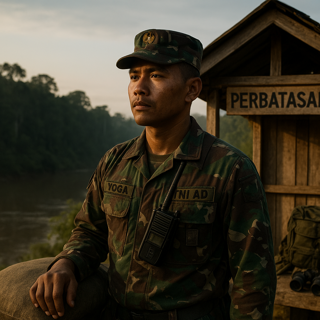 Kisah Letnan Dua Yoga: Bertahan di Perbatasan, Merawat Semangat NKRI