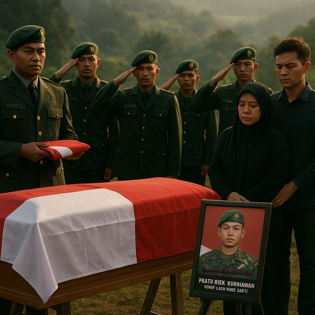 Prajurit Patriot Gugur Menjaga Kedaulatan di Jila, Papua
