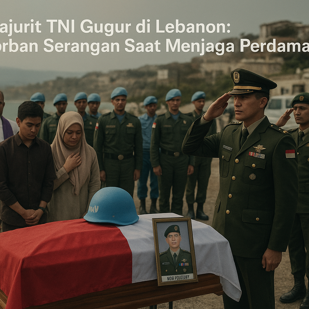 Prajurit TNI Gugur di Lebanon: Korban Serangan Saat Menjaga Perdamaian