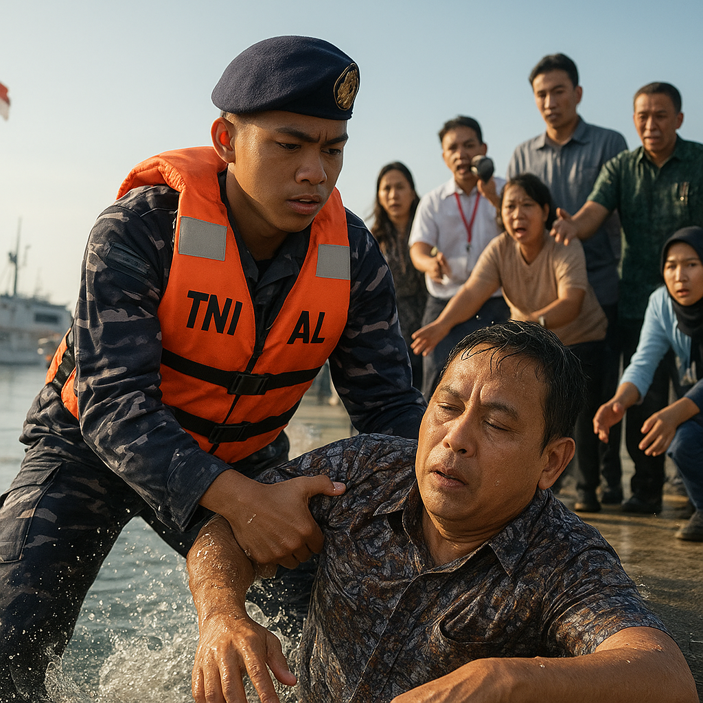 Aksi Heroik Atlet Layar TNI AL Lantamal VI, Gagalkan Percobaan Bunuh Diri Seorang PNS di Dermaga