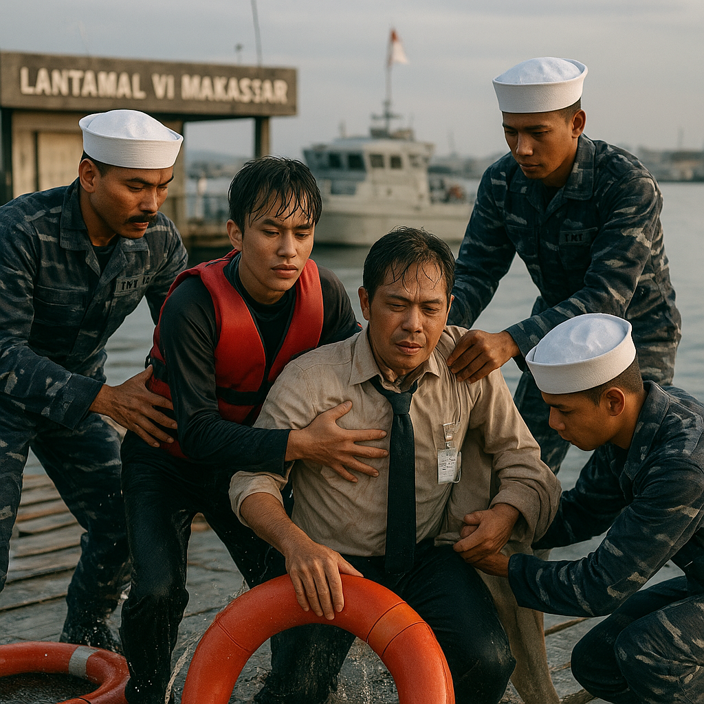Bisikan Maut Gagal! Aksi Sigap Atlet Layar TNI AL Selamatkan Nyawa PNS