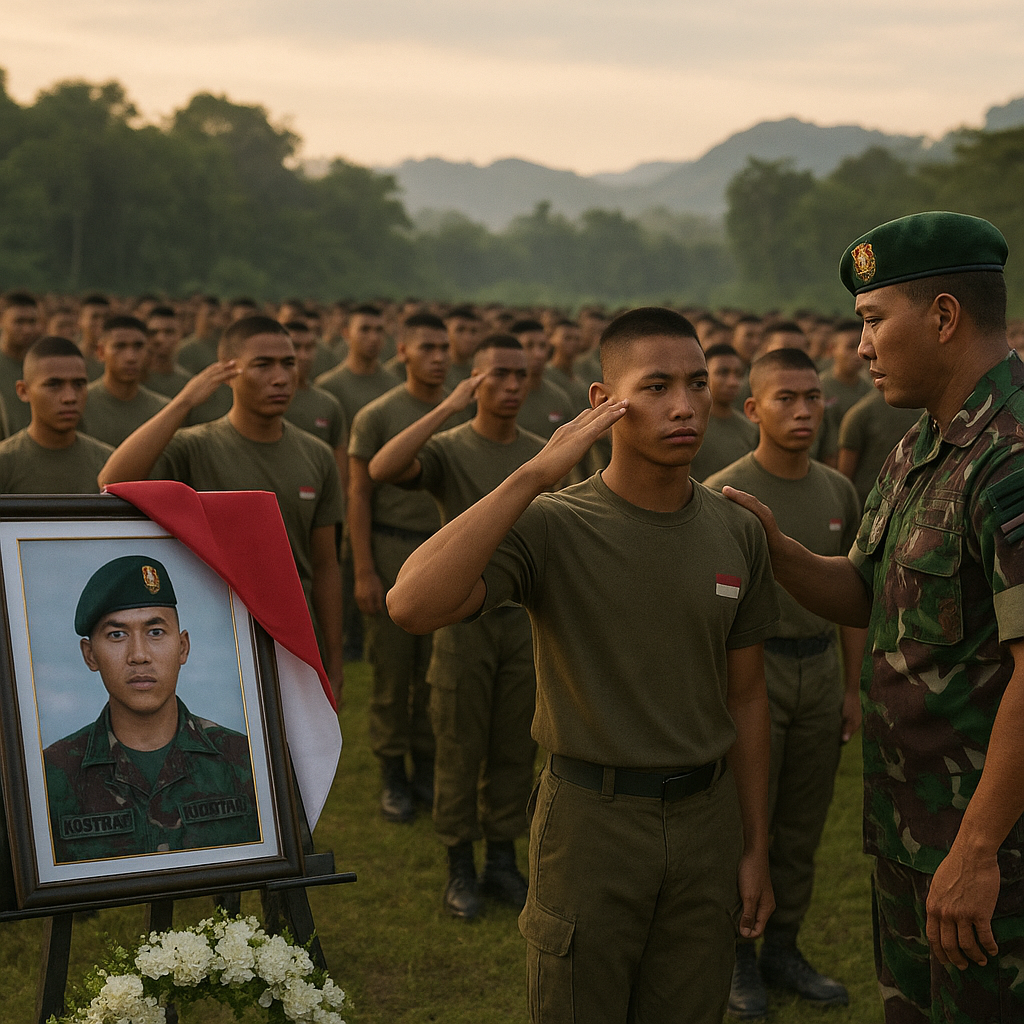 Gugur di Bumi Cenderawasih, Prajurit Kostrad Jadi Inspirasi bagi Ribuan Calon Tamtama TNI AD