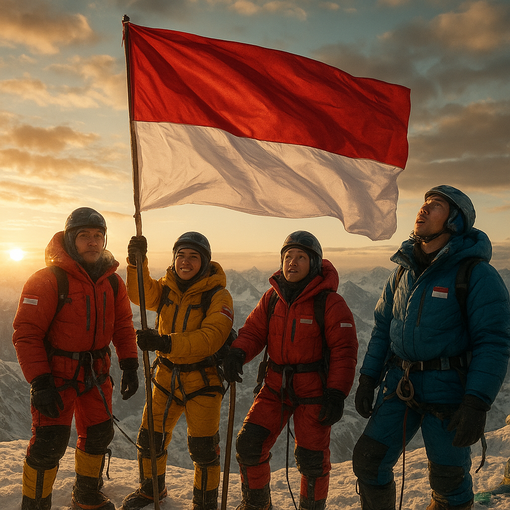 Merah Putih di Puncak Dunia: Ekspedisi Pemuda Indonesia Taklukkan Everest