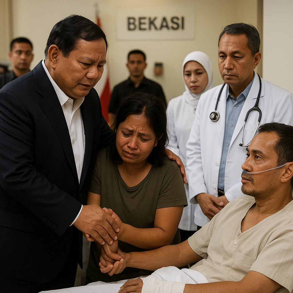 Presiden Kunjungi Korban Tabrakan Kereta, Wujud Nyata Layanan dan Perhatian Negara
