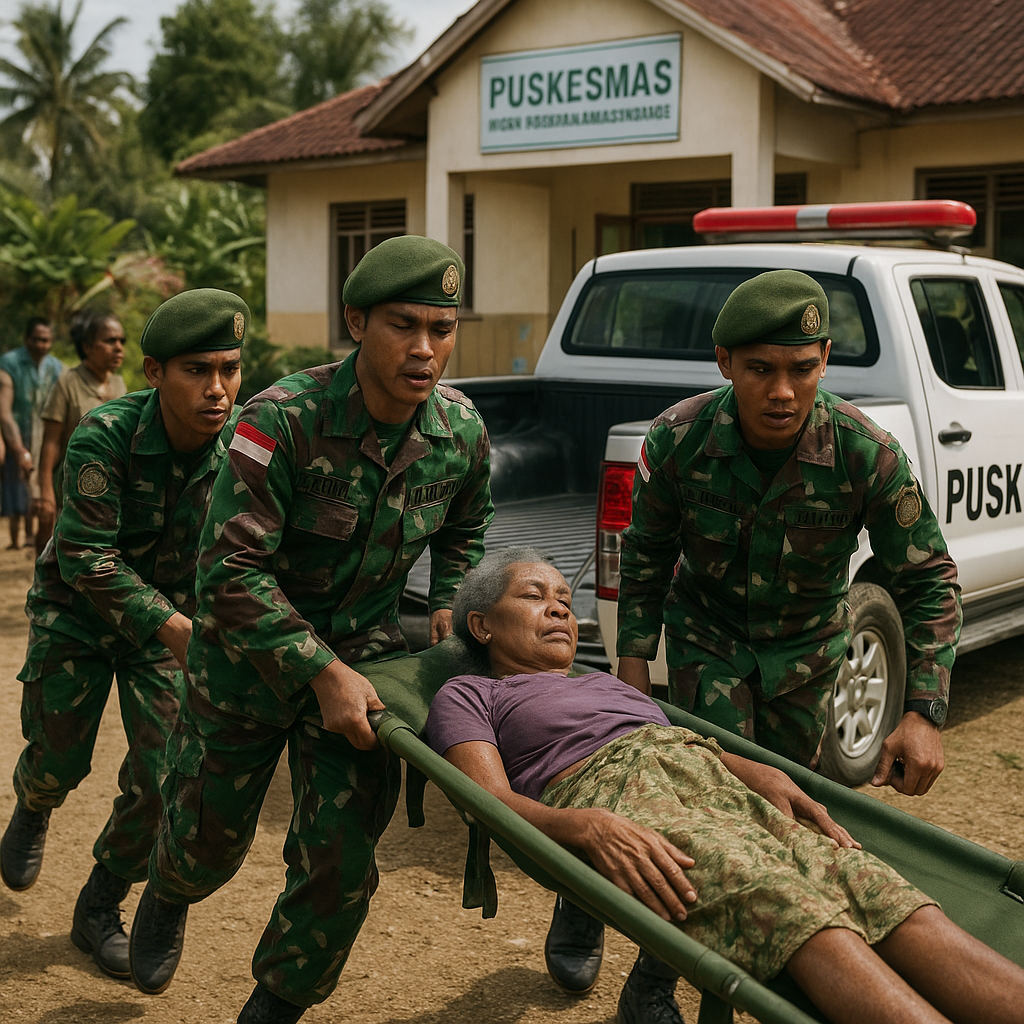 Aksi Cepat TNI: Evakuasi Warga Keracunan di Papua Barat