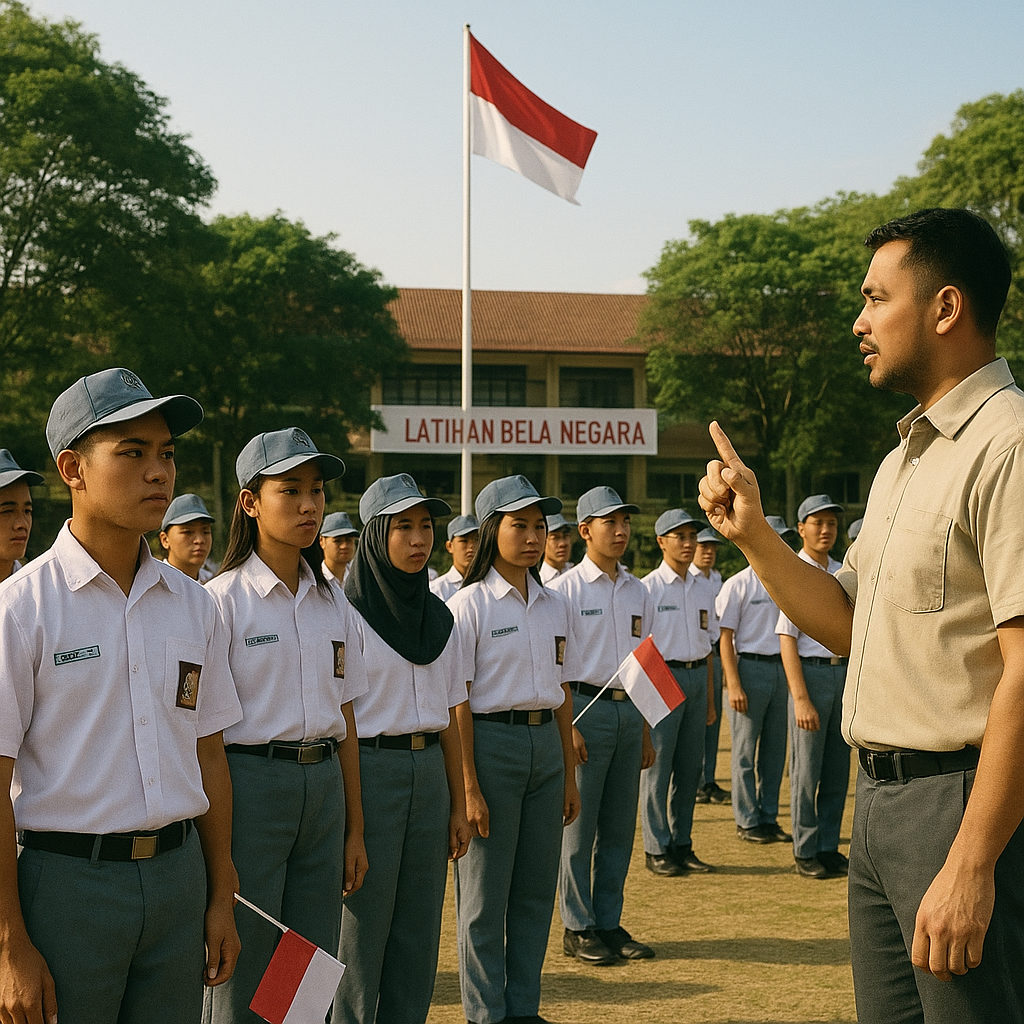 Latihan Bela Negara bagi Pelajar SMA: Menanamkan Nilai Cinta Tanah Air Sejak Dini