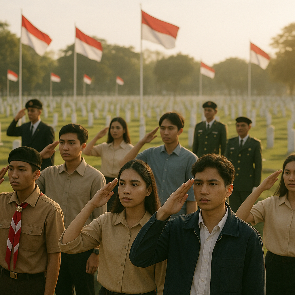 Ziarah ke Taman Makam Pahlawan, Upacara Sumpah Pemuda untuk Perkuat Rasa Cinta Tanah Air di Kalangan Generasi Muda