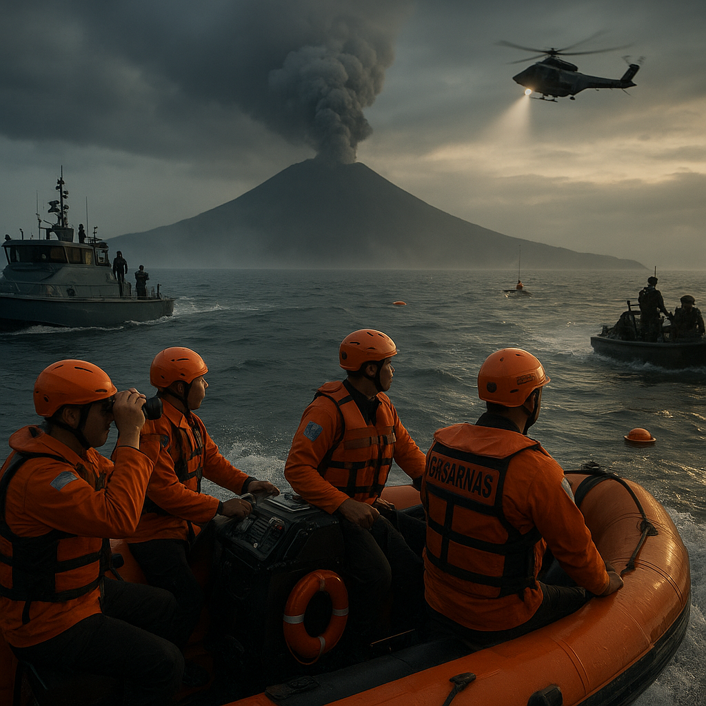 Operasi SAR Hari Ketiga: Semangat Pantang Menyerah Tim Gabungan Cari Wartawan Hilang di Krakatau