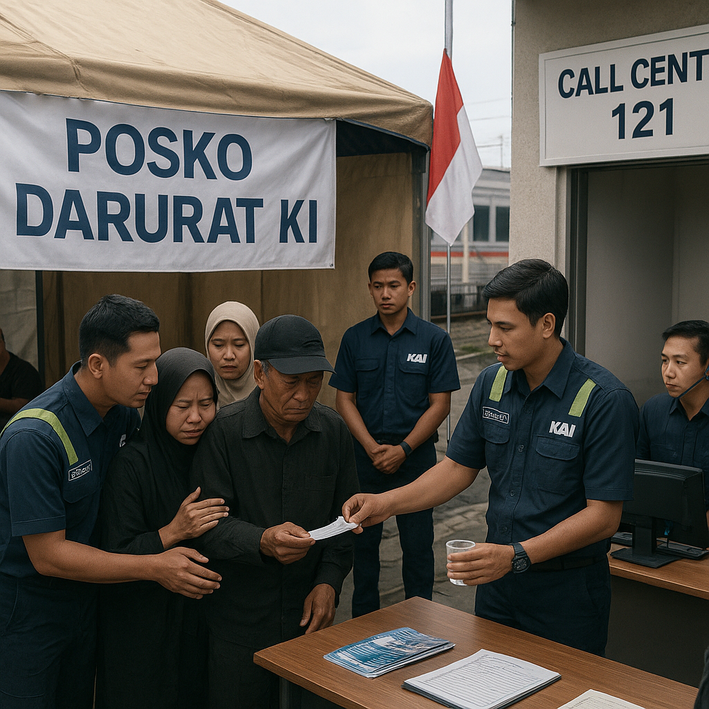 KAI Buka Posko dan Call Center 121, Keluarga Korban Kecelakaan KRL Bisa Cek Informasi di Sini
