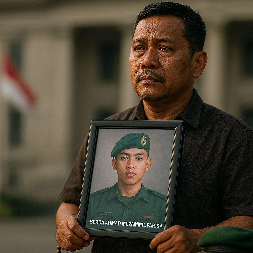 Doa dan Perjuangan Seorang Ayah: Toni Eko Prasetyo Bertekad Capai Keadilan untuk Sang Prajurit