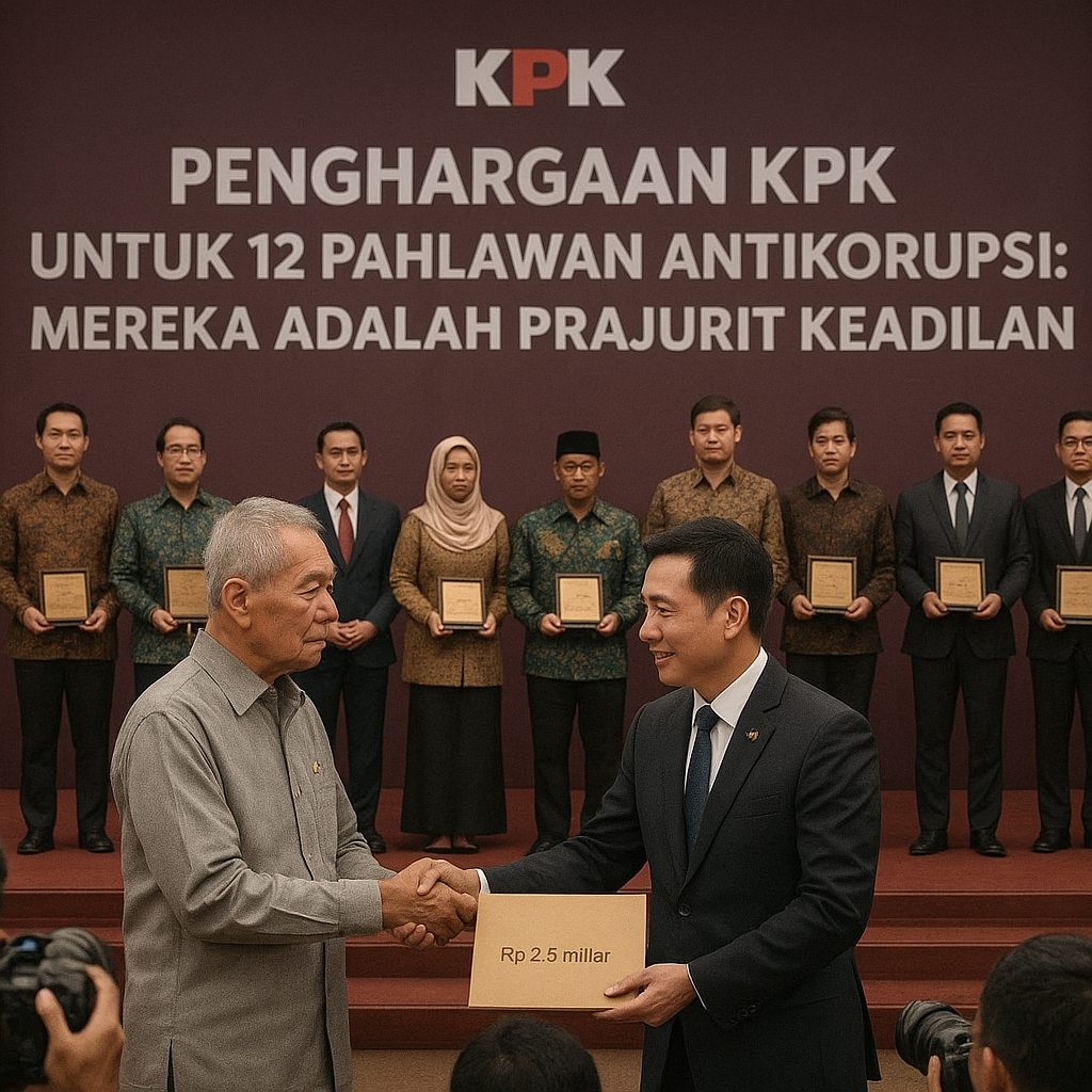 Penghargaan KPK untuk 12 Pahlawan Antikorupsi: Mereka Adalah Prajurit Keadilan