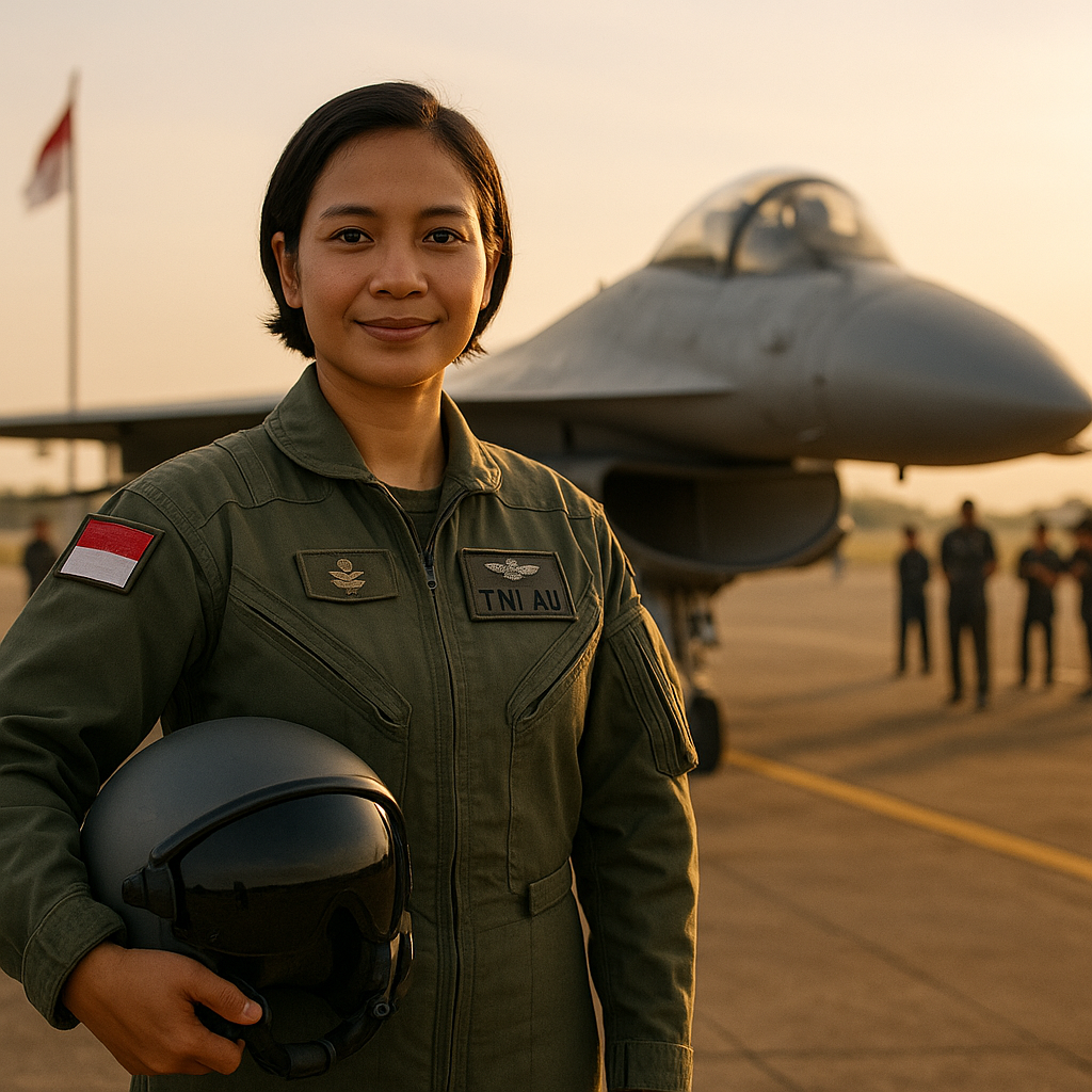 Prajurit Wanita TNI AU Menjadi Pilot Pesawat Tempur, Meruntuhkan Stereotip dan Membuktikan Dedikasi