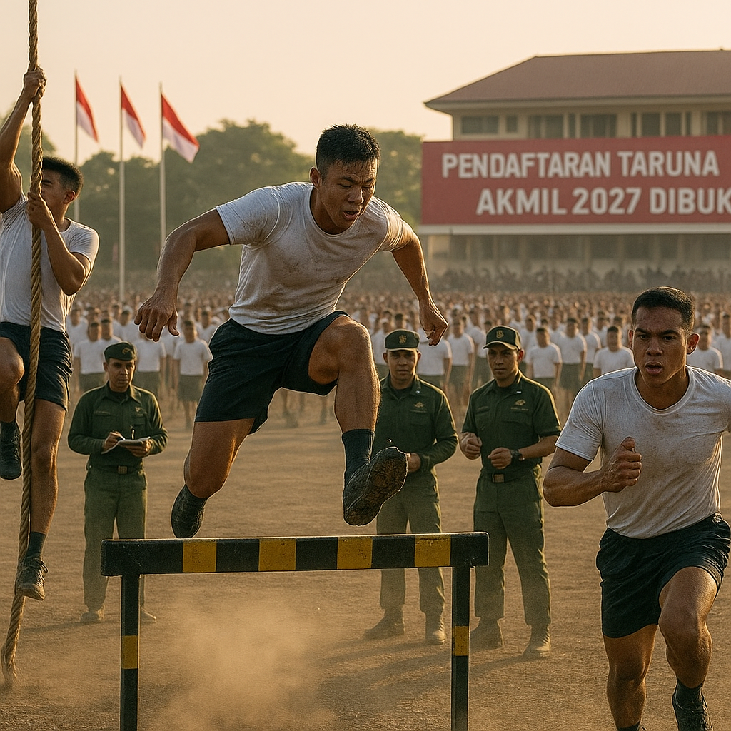 Pendaftaran Taruna Akmil 2027 Dibuka, Ribuan Pemuda Bersaing Masuk Bela Negara