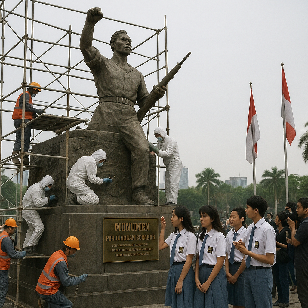 Renovasi Monumen Perjuangan di Surabaya, Mengingatkan Generasi Muda pada Nilai Pengorbanan