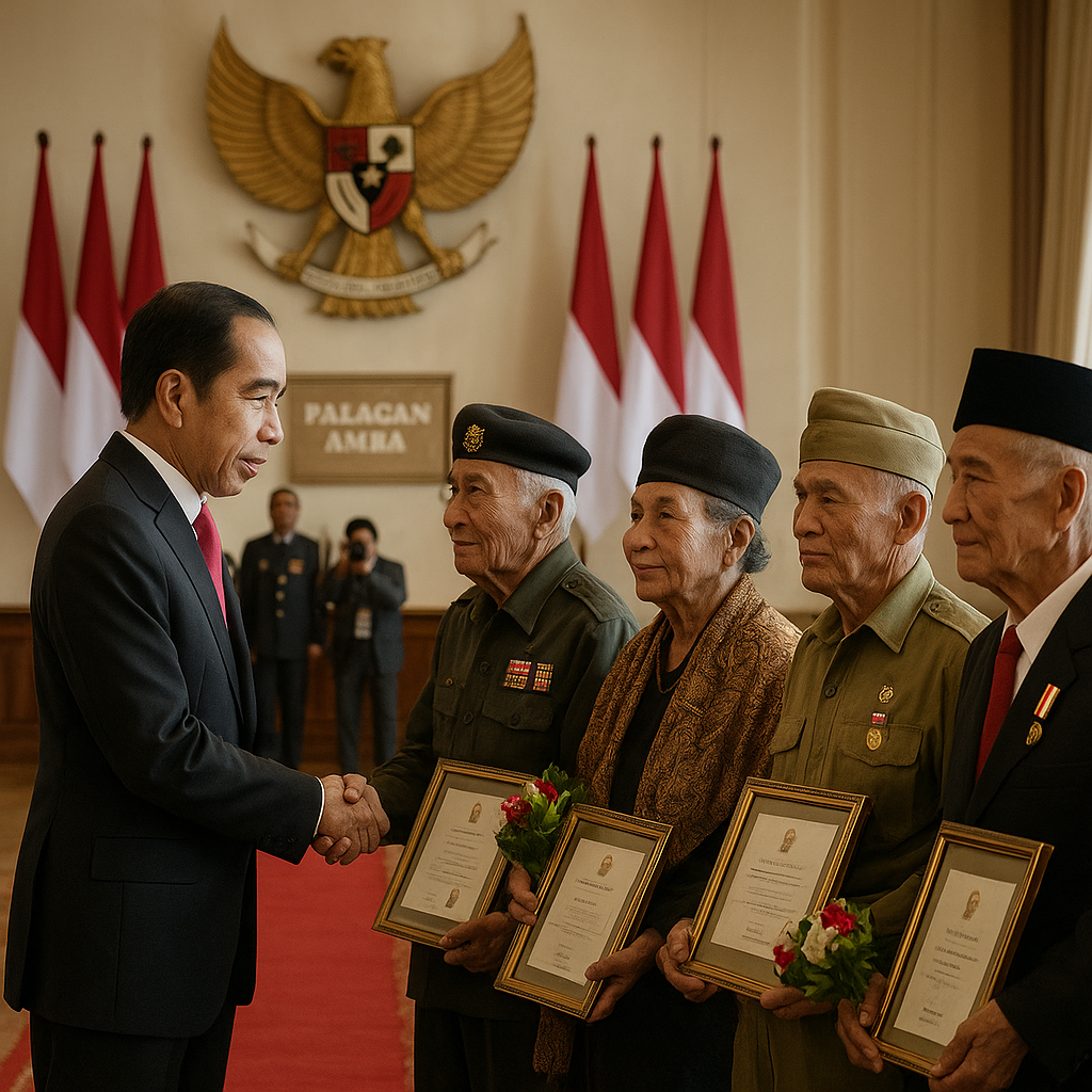 Penghargaan Kepahlawanan: 5 Veteran Diangkat sebagai Pahlawan Nasional oleh Presiden