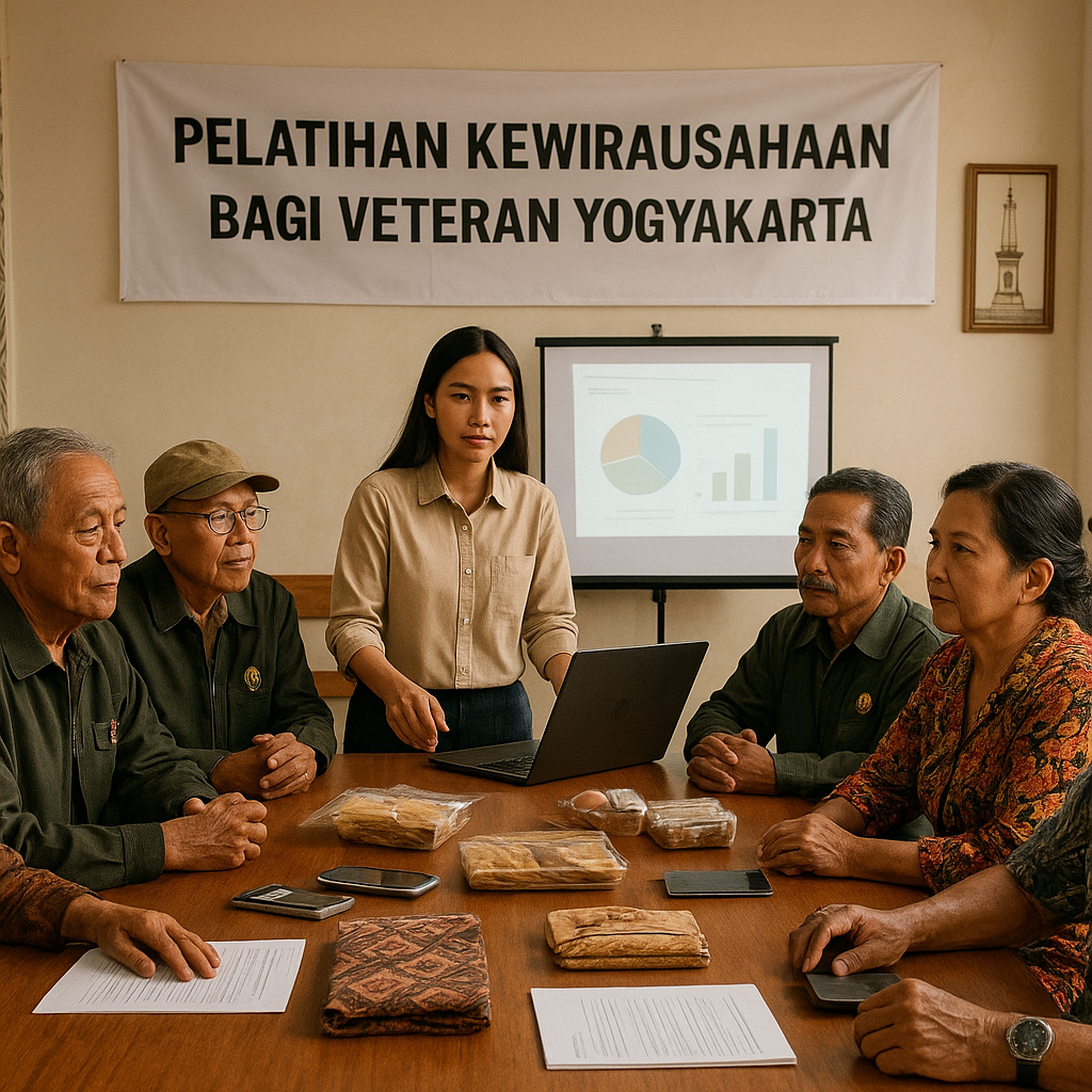 Dari Medan Perang Kehidupan: Veteran Perang Belajar Bangun Bisnis di Yogyakarta