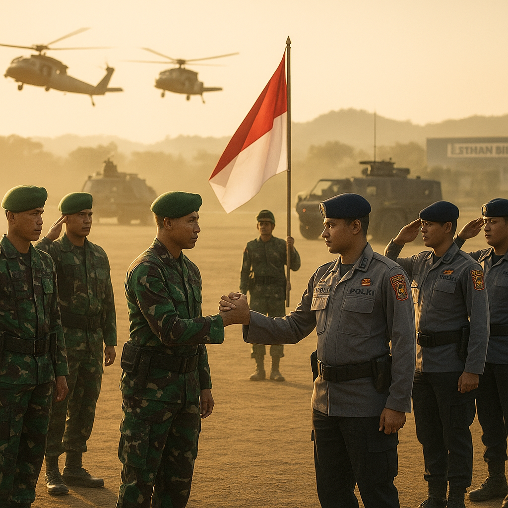 Latihan Gabungan TNI-Polri Tingkatkan Sinergi dalam Menjaga Keamanan Nasional