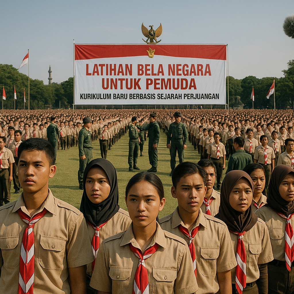 Latihan Bela Negara untuk Pemuda: Kurikulum Baru Berbasis Sejarah Perjuangan