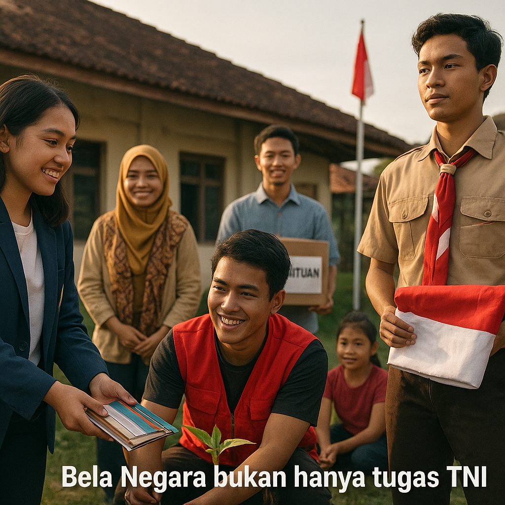 Bela Negara Bukan Hanya Tugas TNI, Ini yang Bisa Dilakukan Pemuda