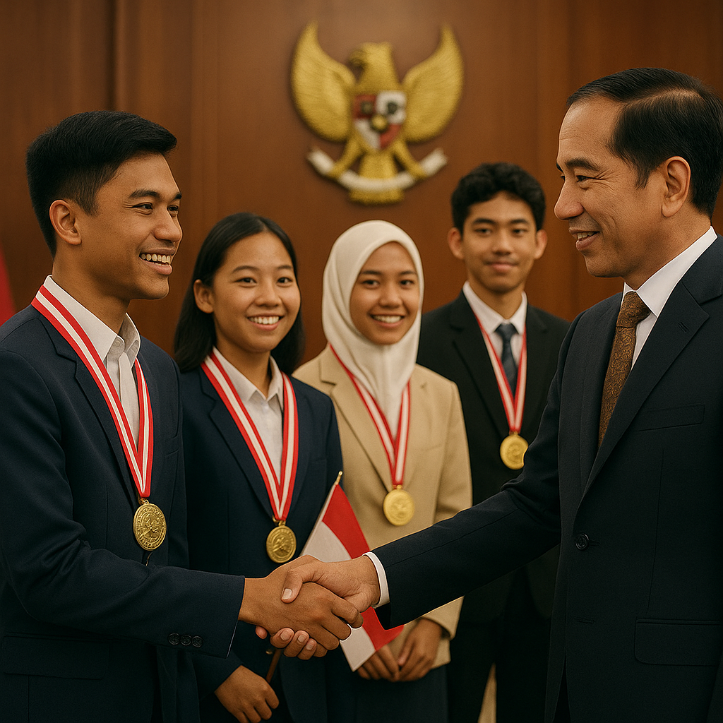 Pemuda Peraih Medali Olimpiade Sains Internasional Diterima Presiden, Siap Dikader untuk Kemajuan Bangsa