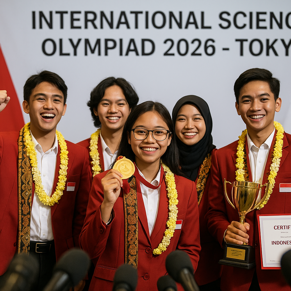 Pemuda Indonesia Raih Emas Olimpiade Sains Internasional, Bukti Kecerdasan Bangsa
