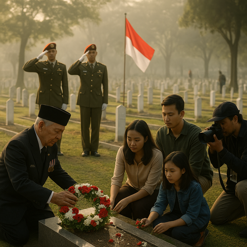 Upacara Ziarah ke TMP Kalibata, Menghormati Jasa Pahlawan yang Tak Pernah Padam
