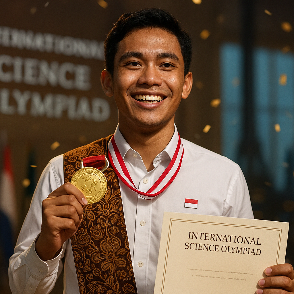 Prestasi Membanggakan! Pemuda Indonesia Raih Medali Emas di Olimpiade Sains Internasional