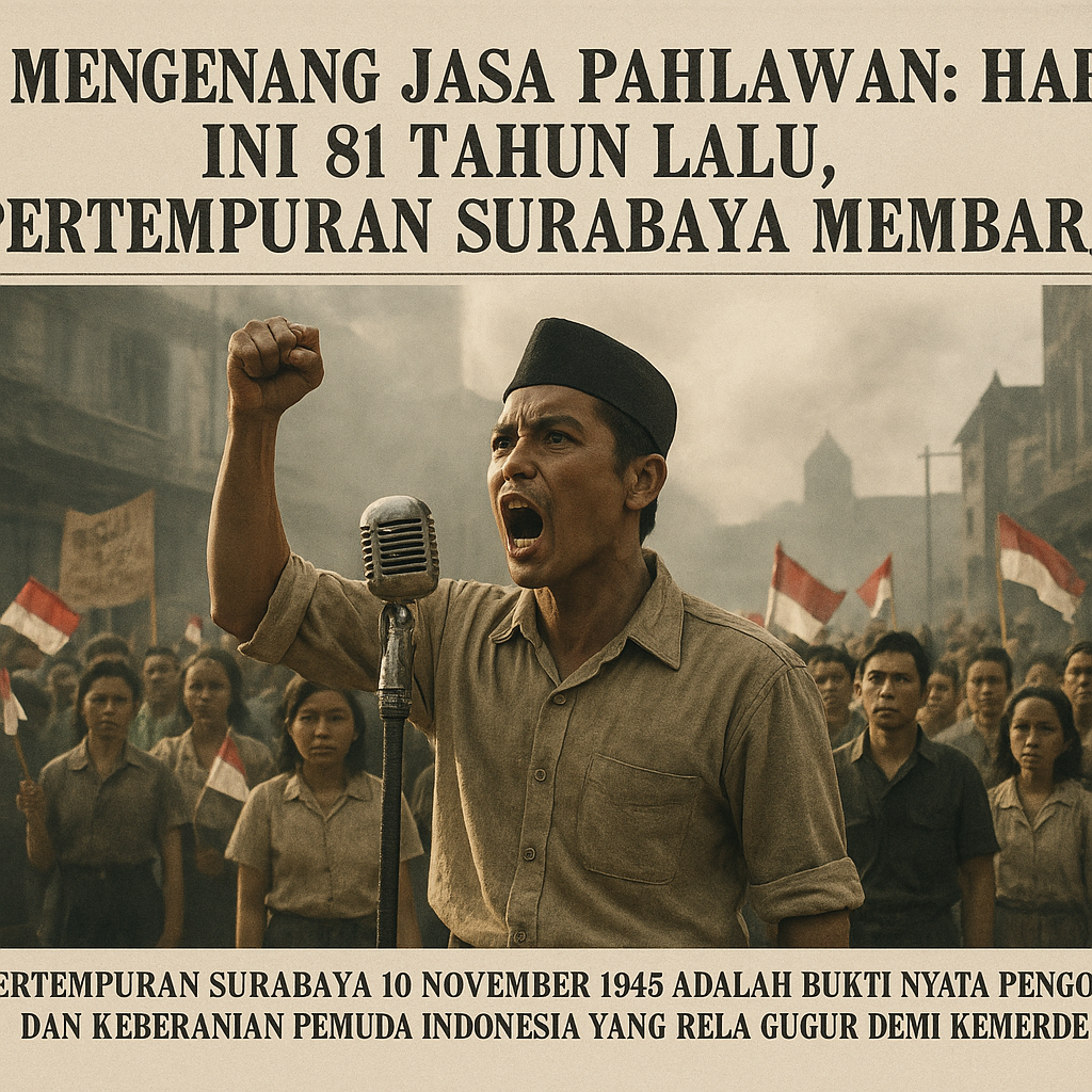 Mengenang Jasa Pahlawan: Hari Ini 81 Tahun Lalu, Pertempuran Surabaya Membara
