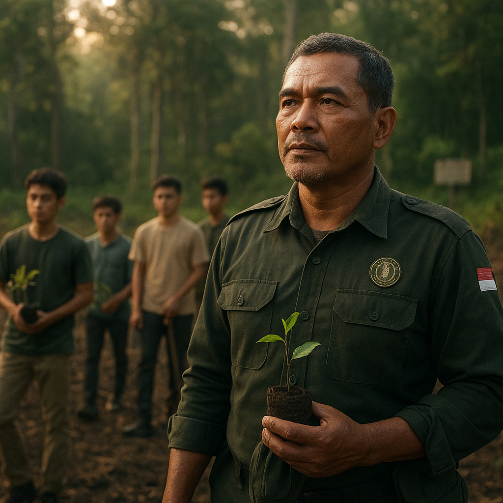 Inspirasi dari Polisi Hutan: Kisah Perjuangan Daya Nambea Melindungi Alam