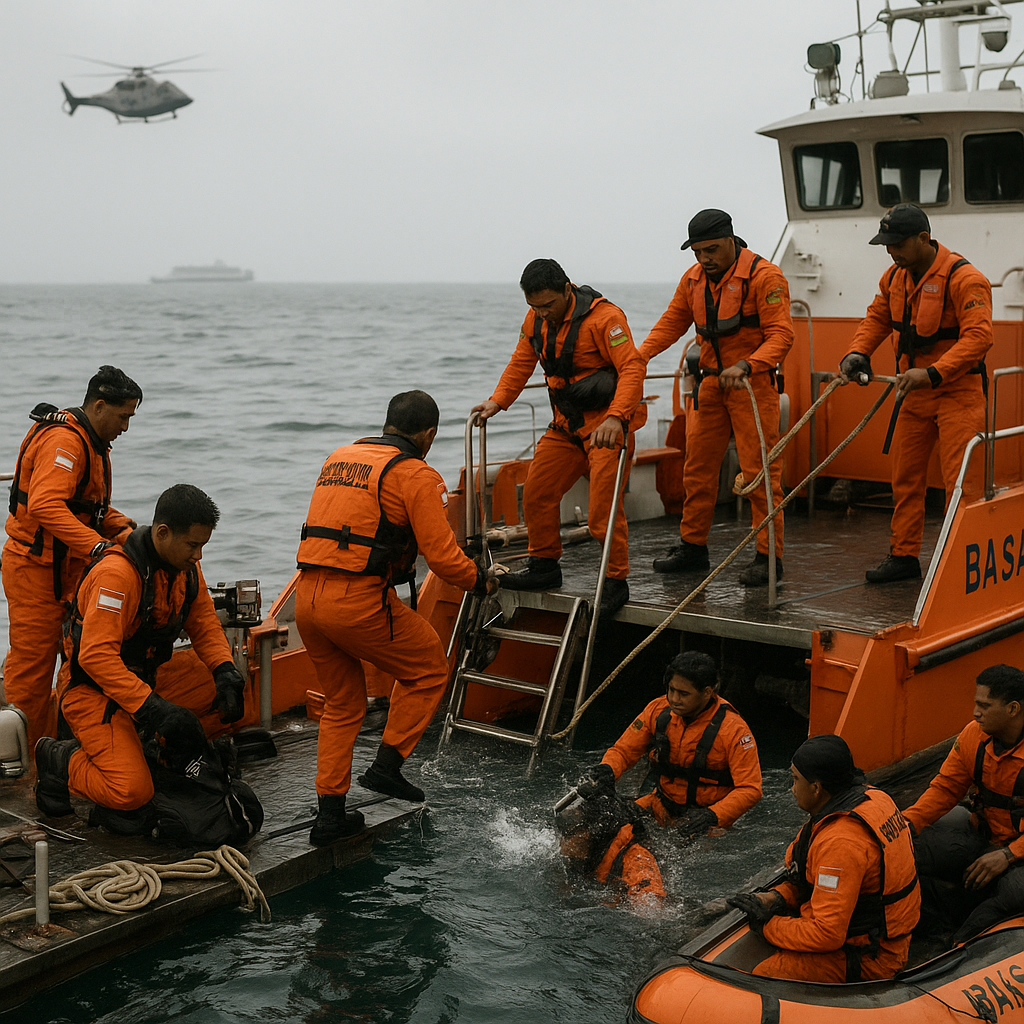 12 Penyelam Terbaik Basarnas Turun ke Laut Jawa, Pencarian Korban KM Virgo adalah Panggilan Jiwa