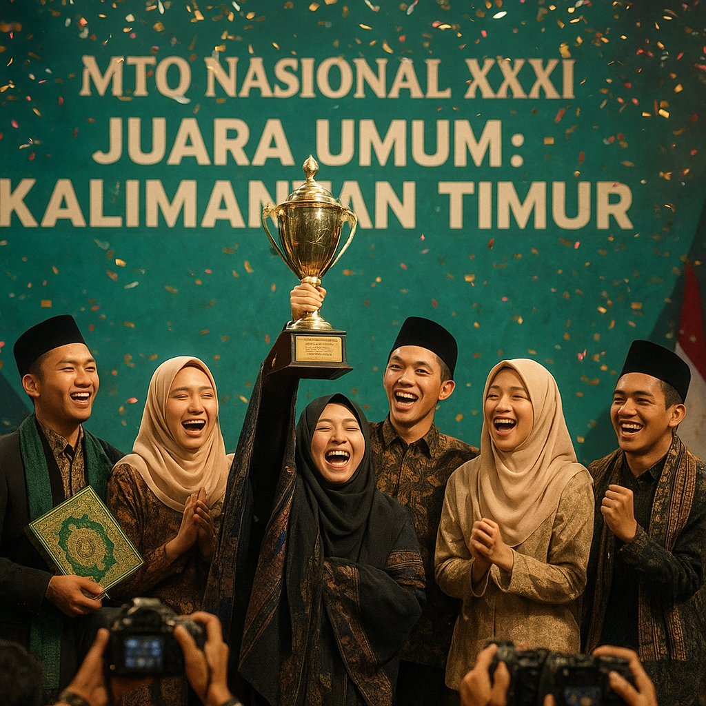 Kalimantan Timur Juara Umum MTQ Nasional, Bukti Semangat Pemuda Membangun Peradaban Qurani
