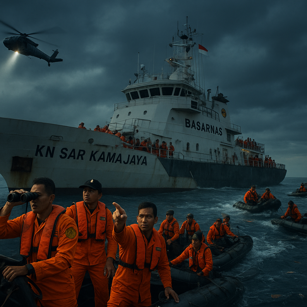 89 Personel KN SAR Kamajaya Diterjunkan, Maksimalkan Pencarian Korban KM Virgo