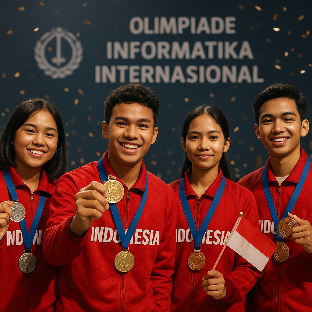 Pemuda Indonesia Raih Medali di Olimpiade Informatika Internasional