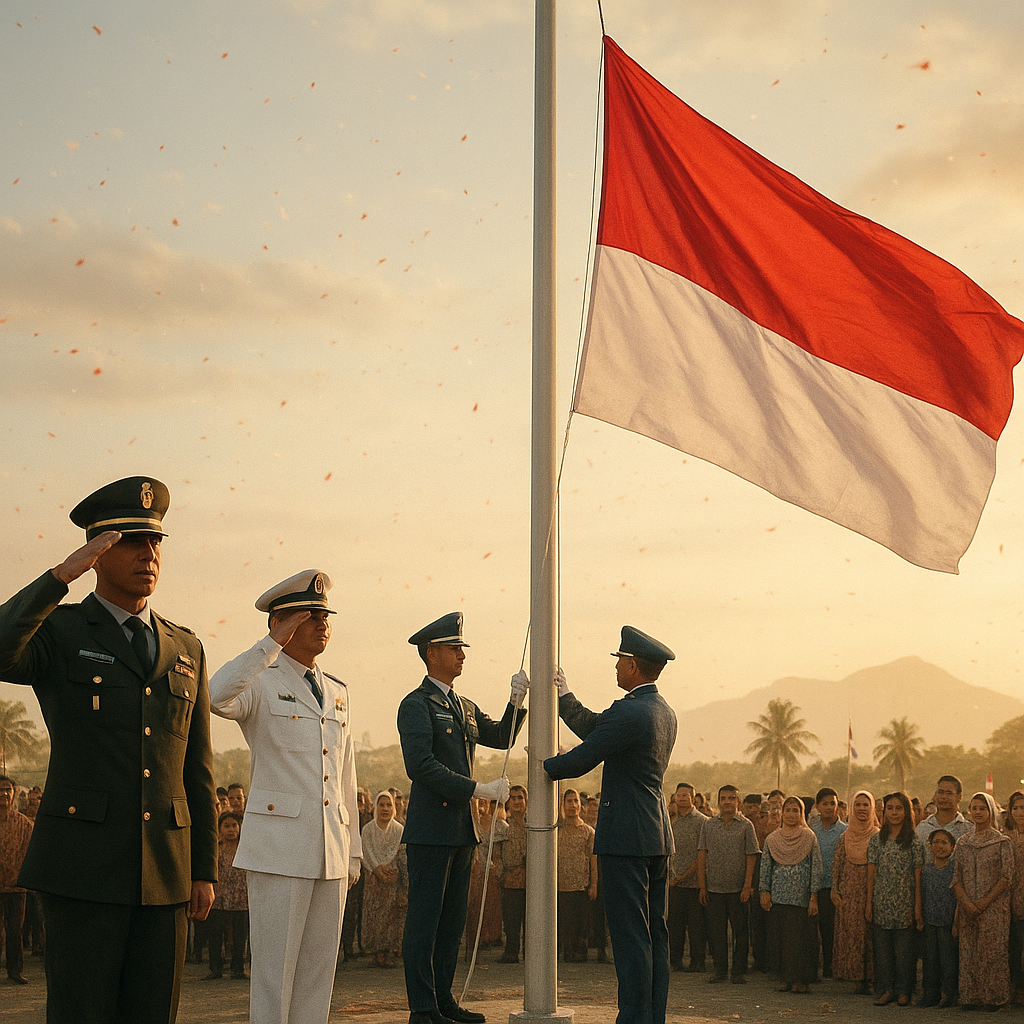 Perayaan Hari TNI ke-81: Kibaran Sang Saka Merah Putih Menyala di Seluruh Pelosok Negeri