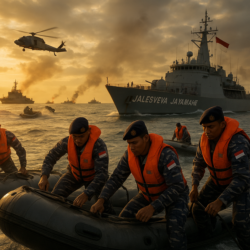 TNI AL Latihan Gabungan di Laut Natuna, Siap Jaga Kedaulatan NKRI