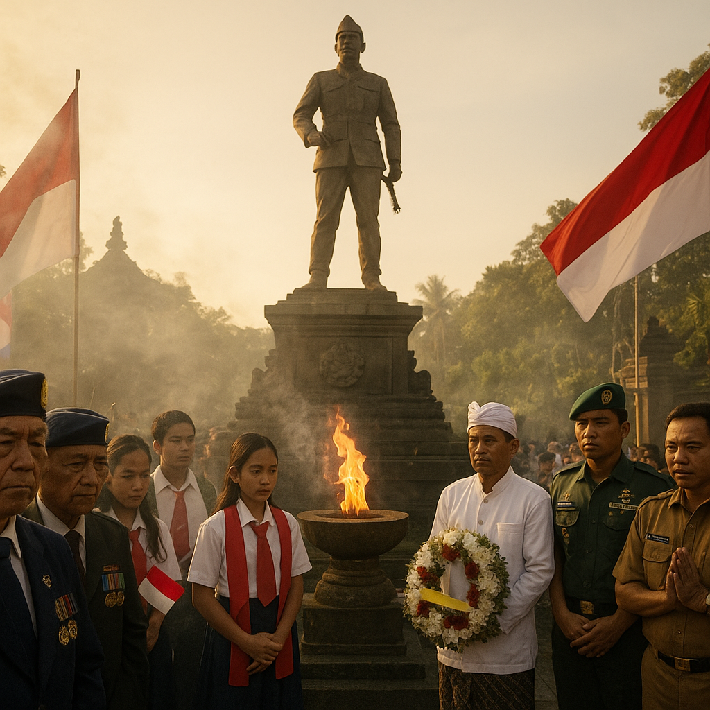 Ziarah Palagan Puputan Margarana, Menyalakan Kembali Api Patriotisme I Gusti Ngurah Rai