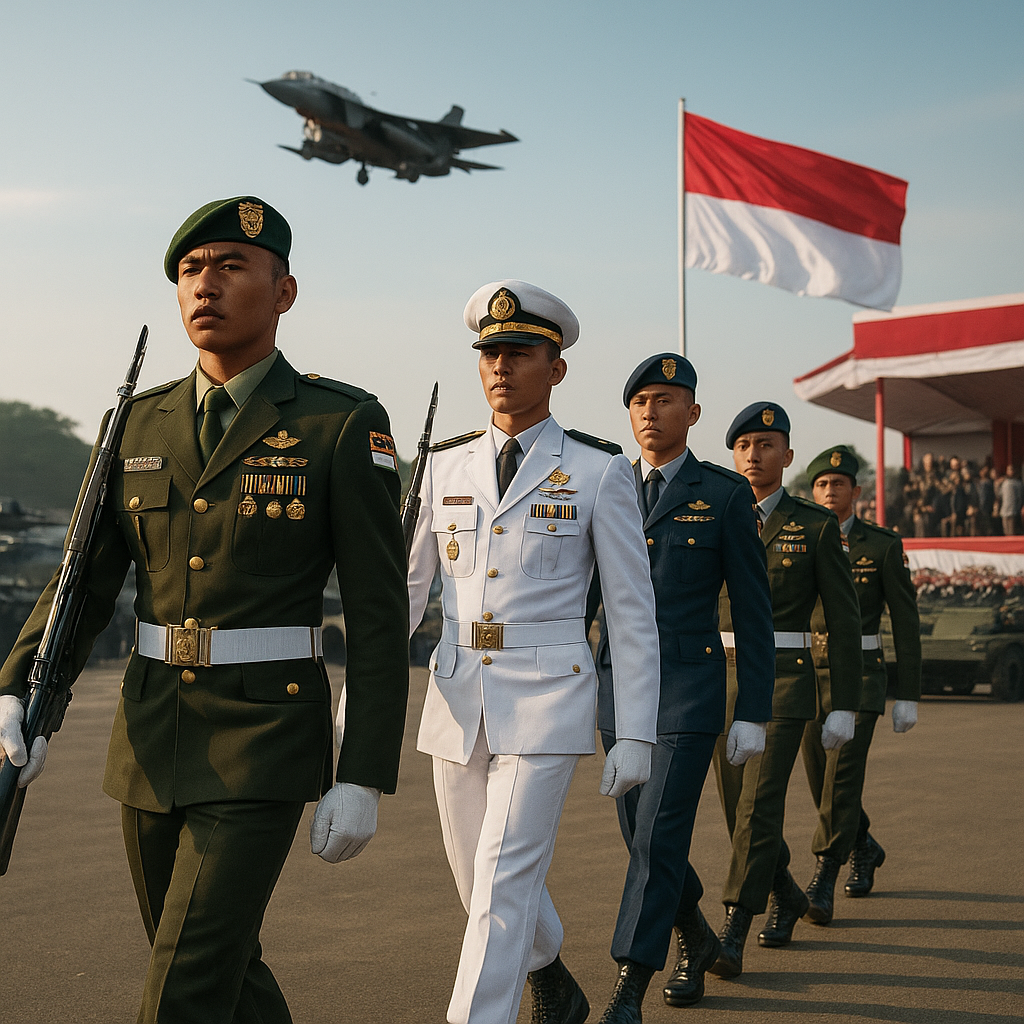 Upacara HUT ke-81 TNI: Gelar Kekuatan dan Tekad Membela Tanah Air